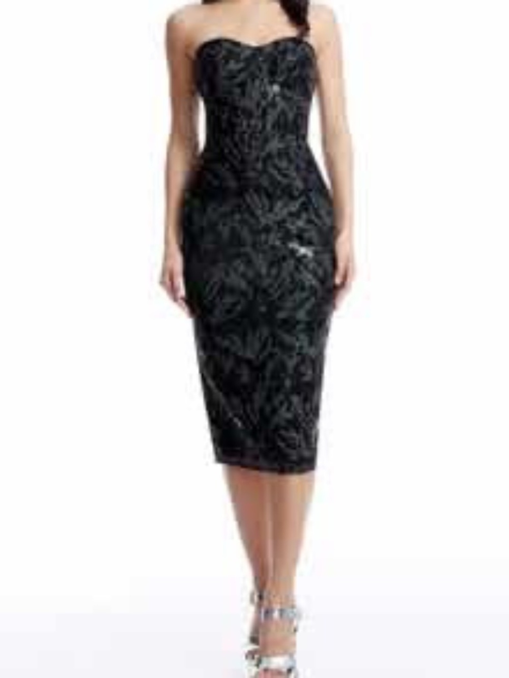 DRESS THE POPULATION Black Sequin Dress Size S (new, bought at Nordstrom)